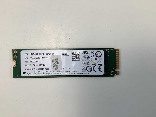 Diverse 512/256/128gb nvme interne hardeschijf (3x) - afbeelding 4 van  5