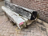 Diverse balken teak 4 stuks en 1 stuks essen (5x) - afbeelding 1 van  5