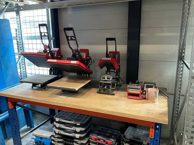 Diverse bedrukkingsmachines (4x) - afbeelding 1 van  7