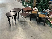 Diverse bijzettafels (6x) - afbeelding 1 van  6