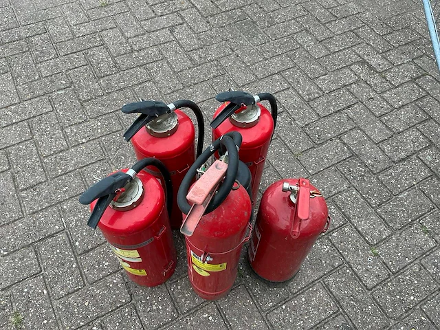 Diverse brandblusser (6x) - afbeelding 2 van  8