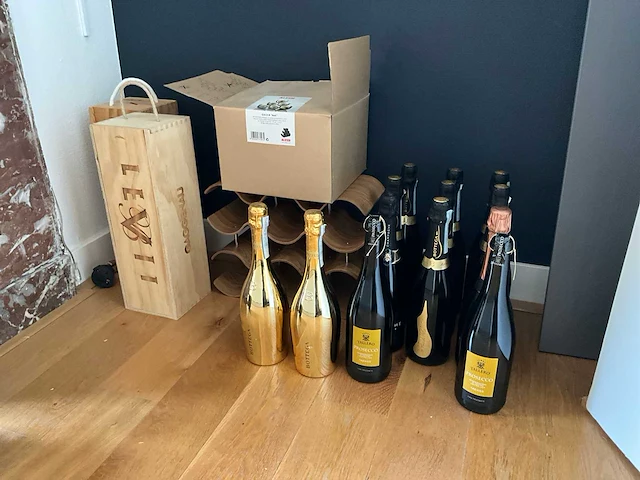 Diverse champagnes/proseccos en accessoires (17x) - afbeelding 1 van  4