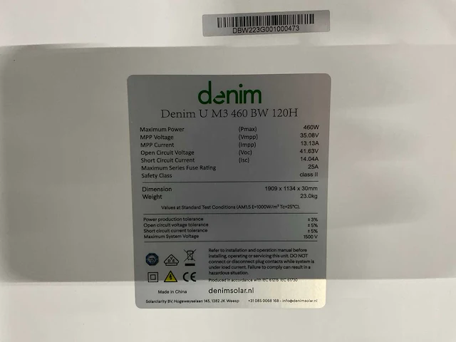 Diverse denim zonnepanelen - afbeelding 15 van  24
