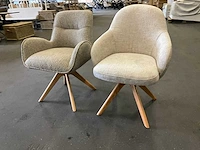 Diverse draaibare eetkamerstoel (2x) - afbeelding 2 van  9
