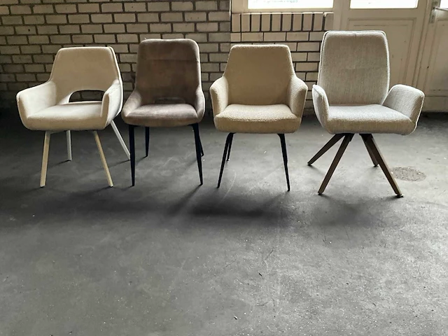 Diverse eetkamerstoelen (4x) - afbeelding 2 van  8