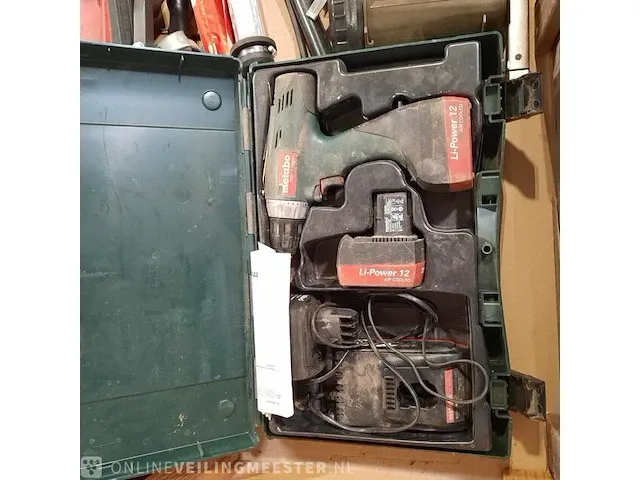 Diverse garageinventaris o.a snap-on / metabo - afbeelding 6 van  8