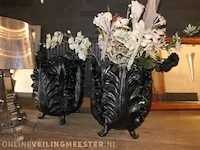 Diverse glaswerk en decoratiemateriaal - afbeelding 6 van  10