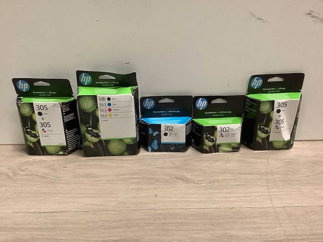Diverse hp cartridges (34x) - afbeelding 1 van  2