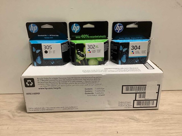 Diverse hp cartridges (34x) - afbeelding 1 van  2
