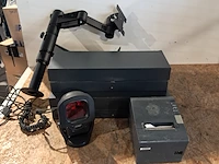 Diverse kassa systeem accesoires met 2x kassa scherm - afbeelding 2 van  8