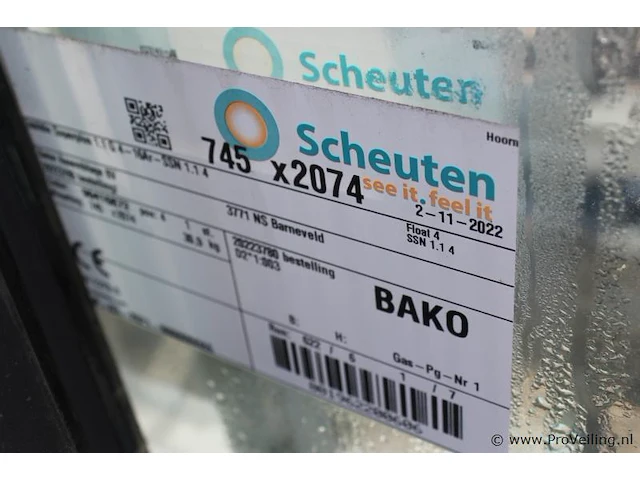 Diverse kunststof raam kozijnen/ glazen ramen - diverse afmetingen - afbeelding 19 van  20