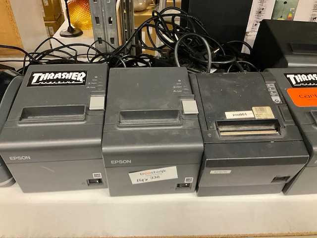 Diverse label- en bonnenprinters (14x) - afbeelding 3 van  5