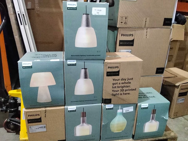 Diverse lampen 3d geprint (8x) - afbeelding 1 van  4