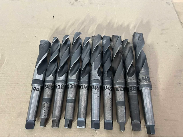 Diverse metaal boren ø34,5 t/m ø42 (10x) - afbeelding 1 van  3
