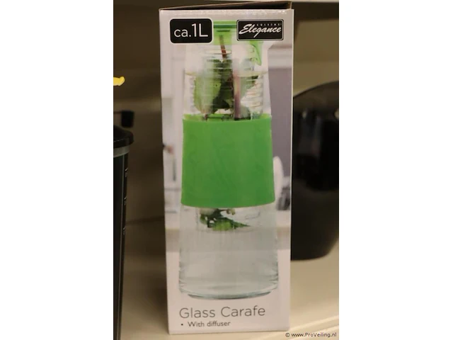 Diverse o.a. glas carafe - afbeelding 4 van  5