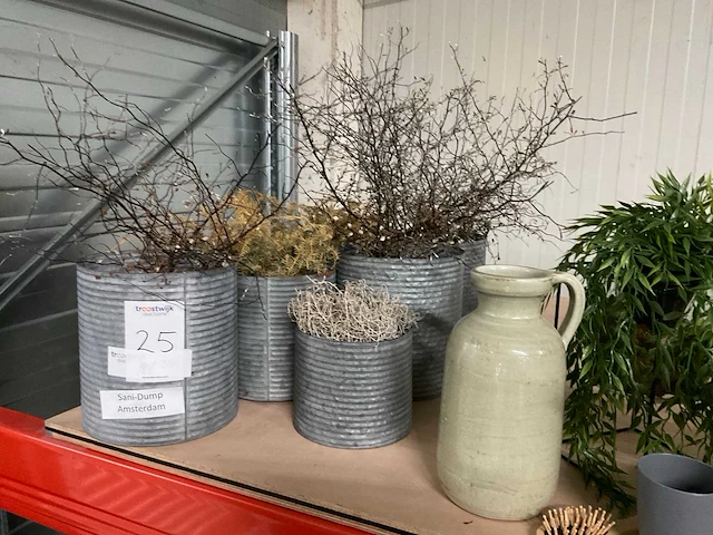 Diverse plantenpotten en vazen - afbeelding 9 van  9