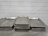 Diverse rvs gastronormbak, schalen en plateaus (12x) - afbeelding 3 van  3