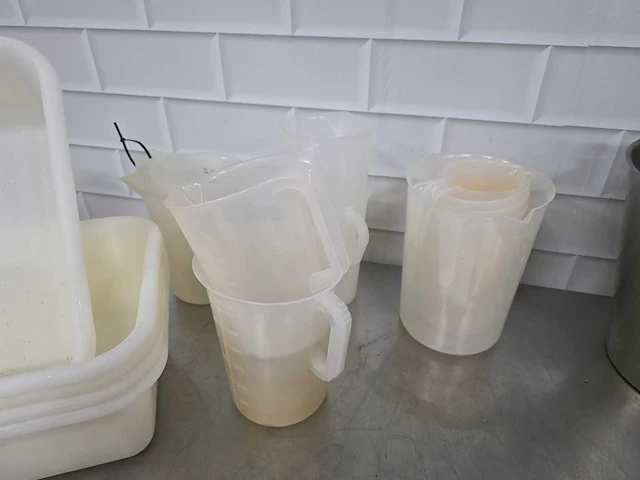 Diverse (rvs) maatbekers (18x) - afbeelding 3 van  4