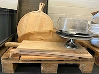 Diverse servies aardewerk en hout - afbeelding 14 van  14