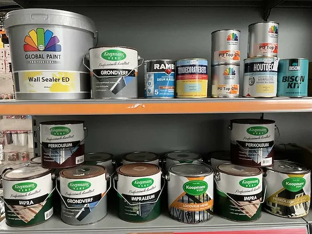 Diverse soorten verf - afbeelding 1 van  5