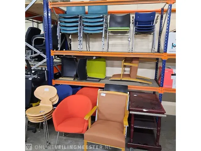 Diverse vergaderstoelen en kantinestoelen o.a. ahrend/fritz hansen - afbeelding 5 van  18