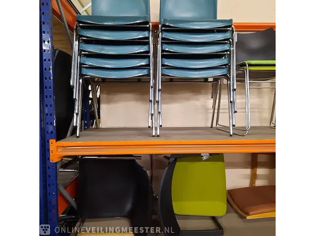 Diverse vergaderstoelen en kantinestoelen o.a. ahrend/fritz hansen - afbeelding 10 van  18