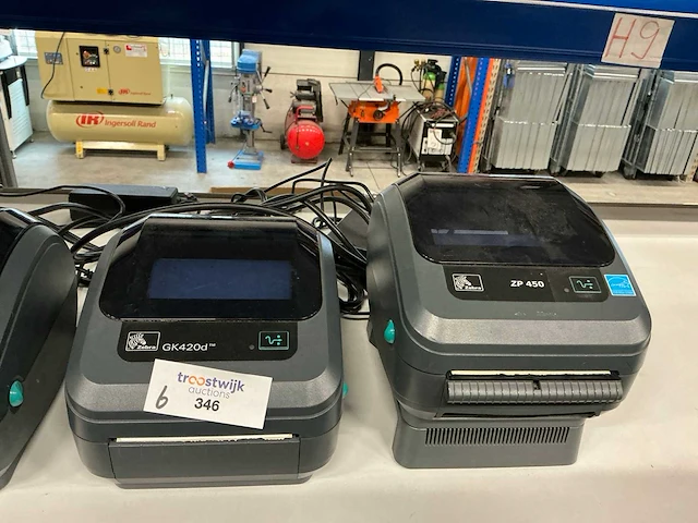 Diverse zebra labelprinters (6x) - afbeelding 2 van  4