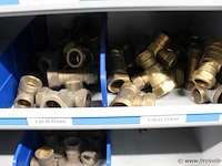 Diversen koper knie, t, puntstuk, schorefbuis etc. - afbeelding 2 van  34