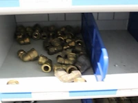 Diversen koper knie, t, puntstuk, schorefbuis etc. - afbeelding 16 van  34