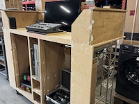 Dj booth met licht en geluid accessoires w.o. maxgear, samsung, jb systems