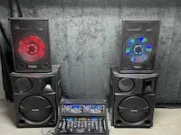 Dj geluid set 2x 1200w - afbeelding 1 van  6