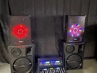 Dj geluid set 2x 1200w - afbeelding 2 van  6