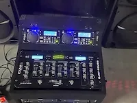 Dj geluid set 2x 1200w - afbeelding 3 van  6