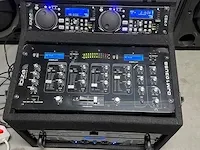 Dj geluid set 2x 1200w - afbeelding 6 van  6