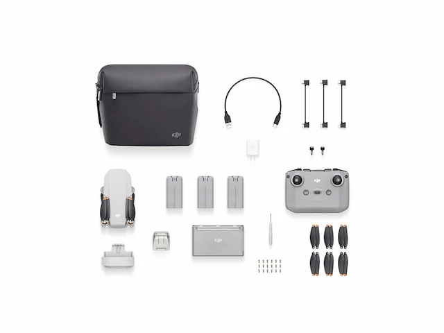 Dji mini 2 fly more combo ultralichte opvouwbare camera drone 3 assige gimbal met 4k camera 12 mp vliegtijd van 31 min - afbeelding 4 van  6