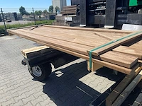 Djindja udu - guyana ipé hardhouten planken geschaafd 21x90mm, lengte 215cm (11x) - afbeelding 2 van  3