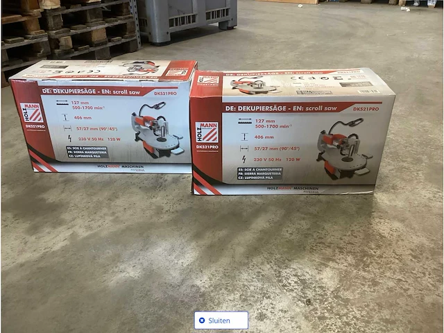Dks2 1pro tafeldecoupeerzaag (2x) - afbeelding 1 van  5