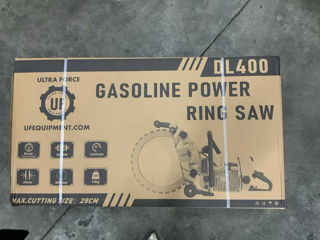 Dl400 - benzine - ringzaag - afbeelding 7 van  12