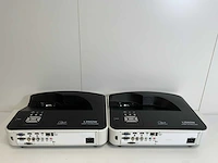Dlp (l3502w) wxga i3 ultra short throw laser led 3500 lumen projectors (2x) - afbeelding 1 van  8