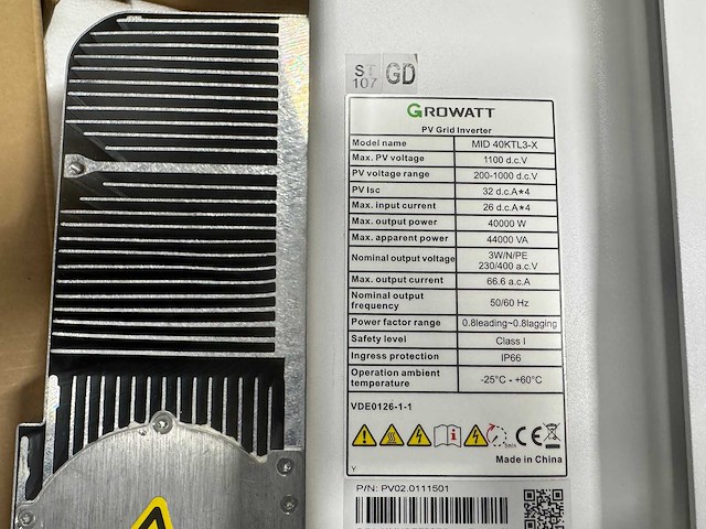 Dmegc - dm375m6-60hbb - set van 124 zonnepanelen (375 wp) - growatt 40k omvormer - afbeelding 6 van  7