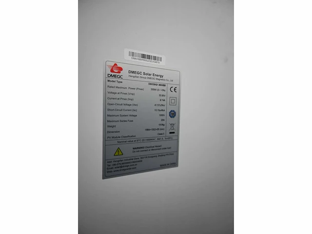 Dmegc dm330g1-60hbb 330 wp zonnepaneel (2x) - afbeelding 3 van  3