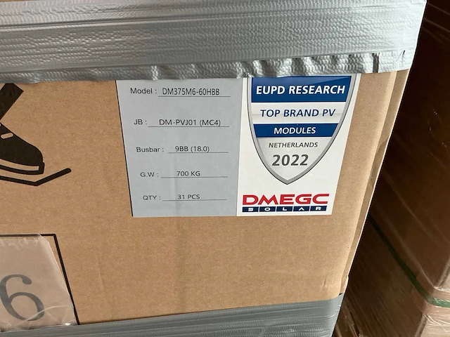 Dmegc dm375m6-60hbb zonnepaneel (30x) - afbeelding 2 van  4
