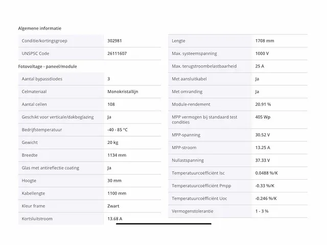 Dmegc dm405m10-54hbb zonnepaneel (36x) - afbeelding 5 van  5