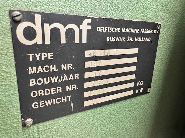 Dmf - 1991 - 4e 110 d - guillotineschaar - afbeelding 7 van  7