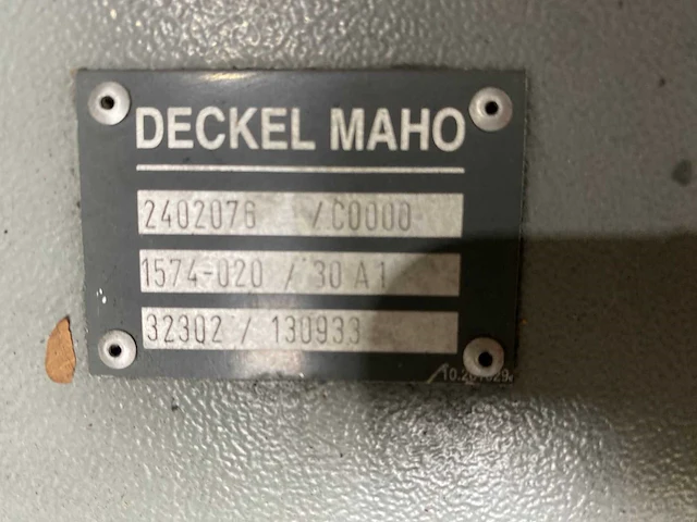 Dmg, deckel maho - dmu60t - cnc freesmachine - 2001 - afbeelding 8 van  24