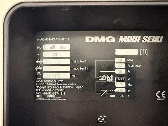 Dmg mori - dmc 635 v ecoline - cnc bewerkingscentra - afbeelding 9 van  17