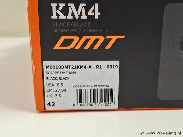 Dmt mtb fietsschoenen model scarpe dmt km4 | kleur zwart | maat 42 - afbeelding 9 van  9