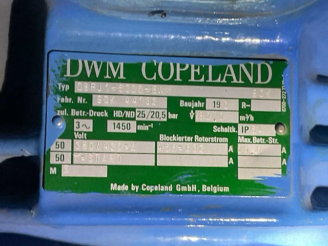 Dmw copeland d8rj1-6000-ewm 90k koelcompressor - afbeelding 4 van  4