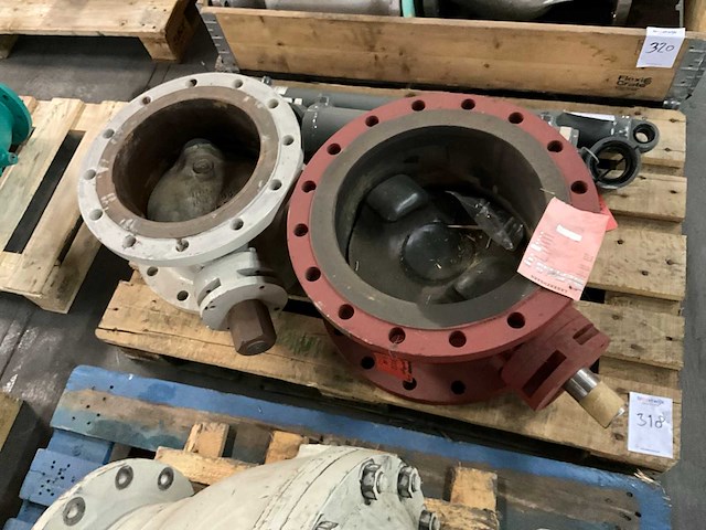 Dn300 & dn350 vlinderklep (2x) - afbeelding 1 van  6