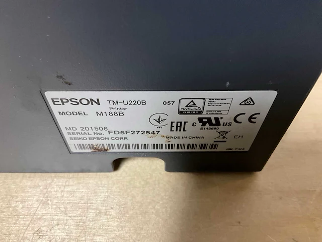 Documentenprinter - epson - tm-u220b - afbeelding 3 van  3